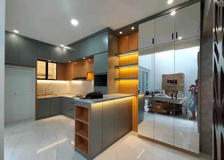 Proyek Kitchen Set Klien — Kitchen set minimalis dari pengerjaan terbaru di Palu Kota Palu Ruang Senawa