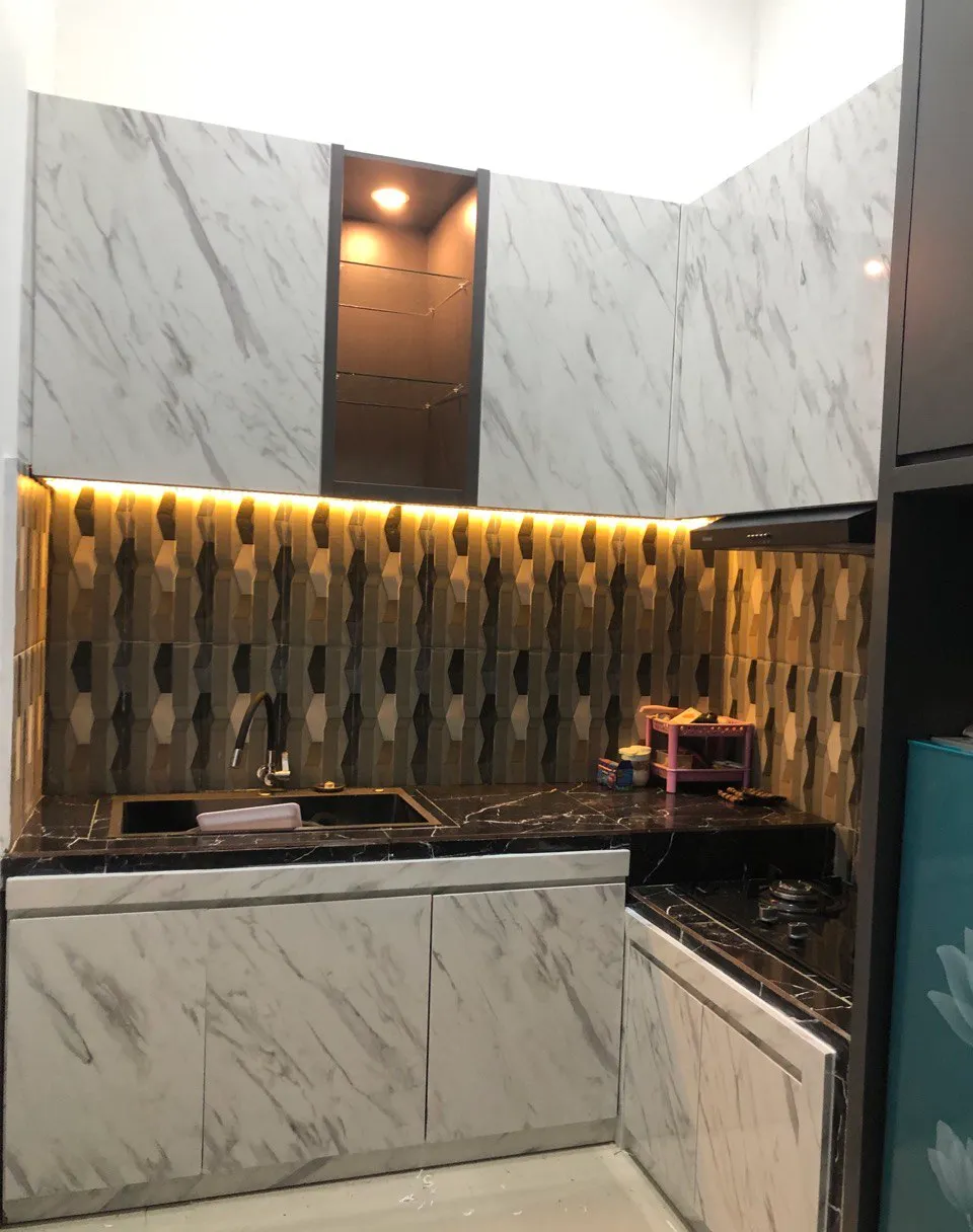 Proyek Kitchen Set Klien — Kitchen set minimalis dari pengerjaan terbaru di Palu Kota Palu Ruang Senawa