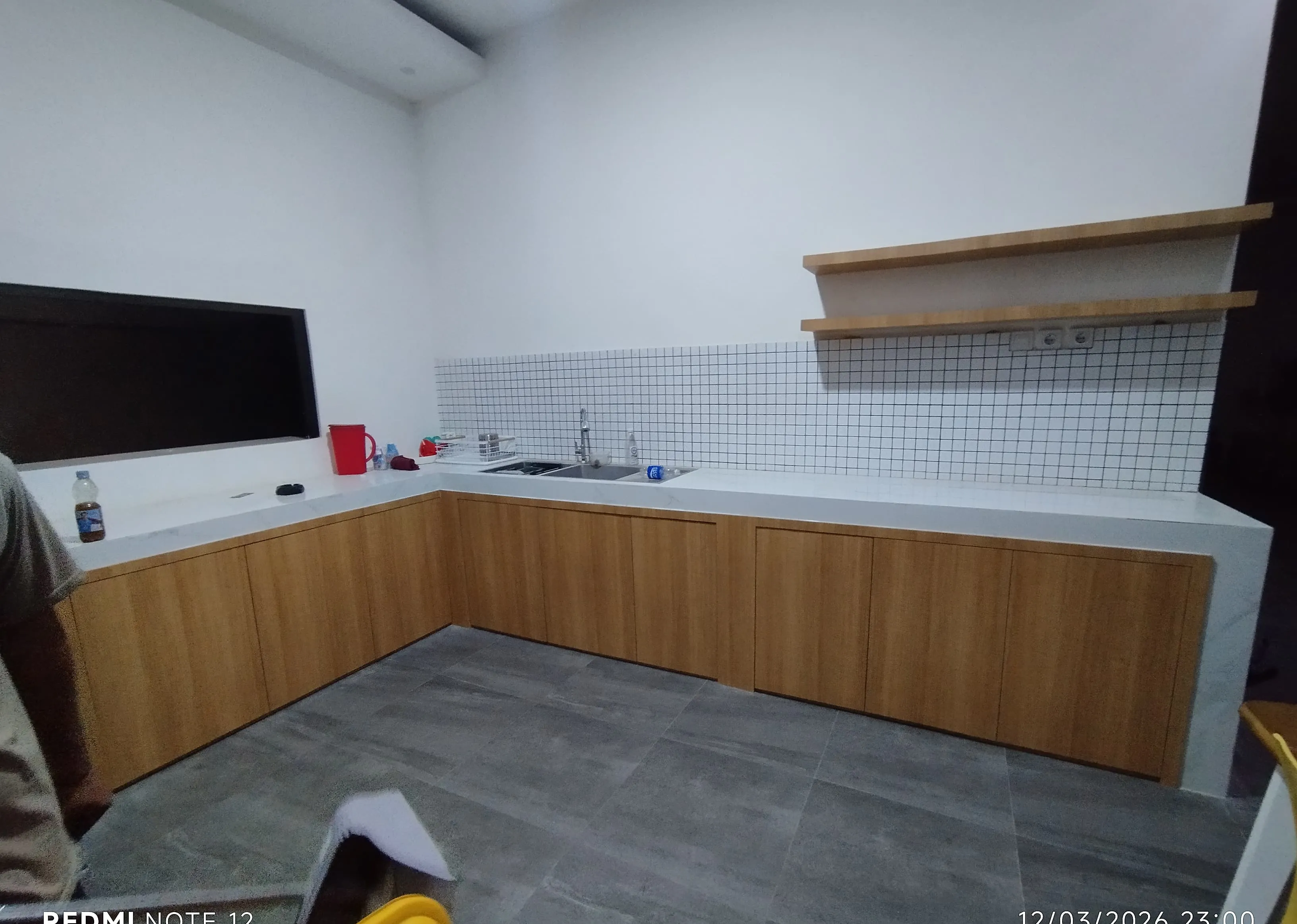 Proyek Kitchen Set Klien — Kitchen set minimalis dari pengerjaan terbaru di Palu Kota Palu Ruang Senawa